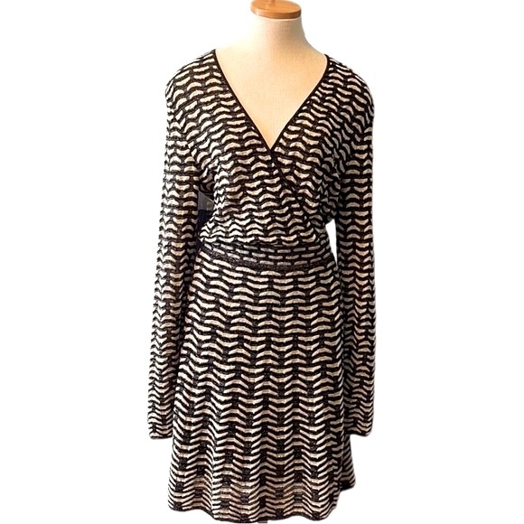 M Missoni Metallic Patterned Dress, size 10 - Picture 5 of 14